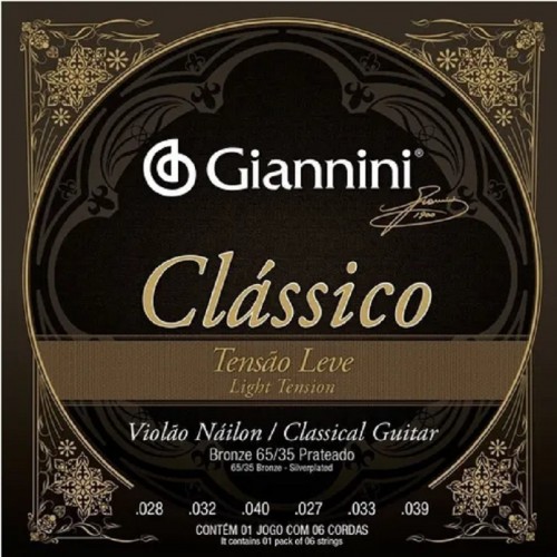 Enc Violão Nailon Giannini Classico Leve GENWPL