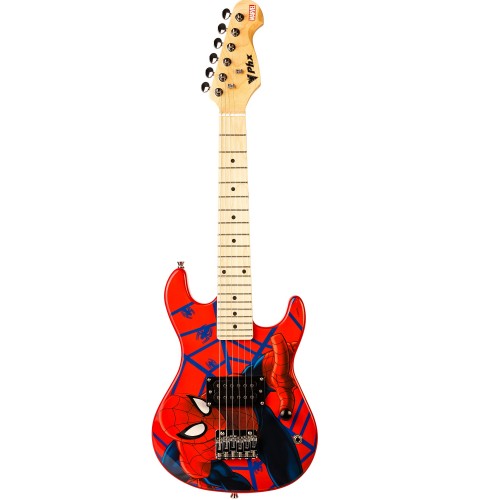 Guitarra Stratocaster Infantil PHX Marvel Spider Man GMS-K1